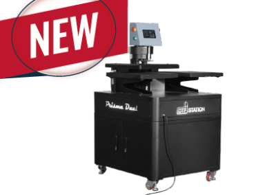 Dual Prisma : presse à chaud pneumatique à double plateaux