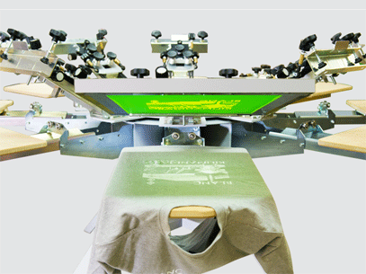Screen Printing Material Textile Carrousel